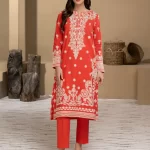 2PC Printed Lawn Unstitched Suit tc
