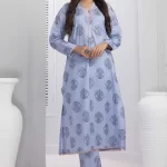 2PC Printed Karandi Unstitched Suit ASP